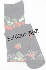 LIEF / Strawberry Ribbon Series Tights タイツ  クロ O-25-11-08-1022-LO-ZA-IG-ZT