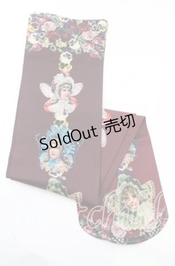 画像1: 【SALE】Morun x Muuna Stoik / Fairy girlsオーバーニー  ワイン O-25-11-08-1023-LO-ZA-IG-ZT171