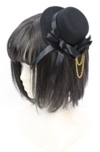 LOLITA他 / ミニハット  ブラック O-25-11-08-1025-LO-AC-IG-OS