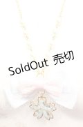 【SALE】Amalia / さくらモチーフネックレス  サックス O-25-11-08-1030-LO-AC-OW-ZT422-F002