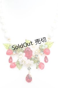 Atelier＊Silencio / ワイルドストロベリー　リトルレディネックレス  アカ O-25-11-08-1031-LO-AC-OW-OS
