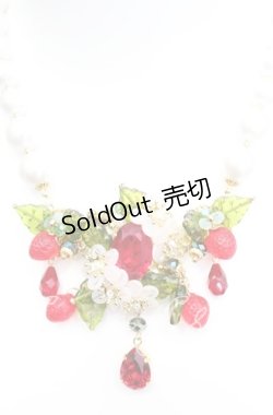 画像1: Atelier＊Silencio / ワイルドストロベリー　リトルレディネックレス  アカ O-25-11-08-1031-LO-AC-OW-OS
