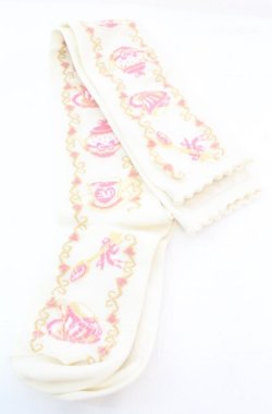 画像1: Angelic Pretty / Wonder Partyオーバーニー  オフ×ピンク O-25-11-08-1004-AP-ZA-IG-OS