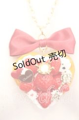 チェルシィ / いちごクリームハートパイネックレス   O-25-11-08-1033-LO-AC-OW-OS
