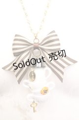 チェルシィ / Alice's mad tea partyネックレス  シロ O-25-11-08-1034-LO-AC-OW-OS