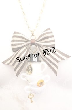 画像1: チェルシィ / Alice's mad tea partyネックレス  シロ O-25-11-08-1034-LO-AC-OW-OS