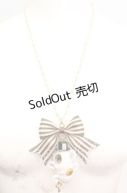 画像2: チェルシィ / Alice's mad tea partyネックレス  シロ O-25-11-08-1034-LO-AC-OW-OS