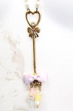 画像1: Pinky Magic / ハートフォークネックレス  ゴールド O-25-11-08-1039-LO-AC-OW-OS