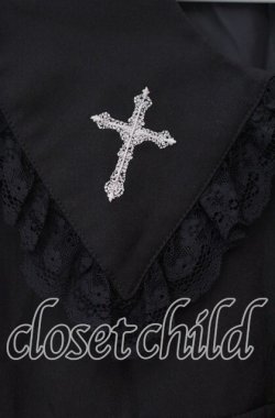 画像2: Amavel / RosaryレースフリルAラインワンピース  クロ O-25-11-08-051-CA-OP-IG-OS