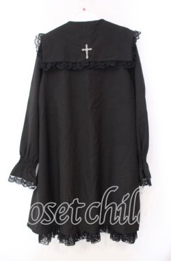 画像3: Amavel / RosaryレースフリルAラインワンピース  クロ O-25-11-08-051-CA-OP-IG-OS