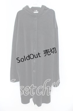 画像1: NieR / VELVET STYLISH LONG COAT【GRUDGE】  ブラック O-25-11-08-052-EL-CO-IG-ZT-C022