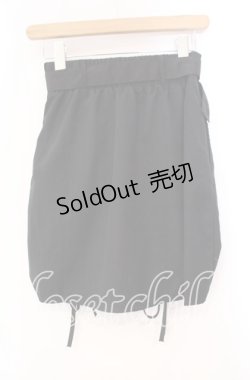 画像3: NieR Clothing /ACK ROSE ARRANGE SKIRT【ベルト付き】スカート  ブラック O-25-11-08-053-PU-SK-IG-OS