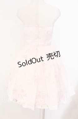 画像5: JESUS DIAMANTE / プリティエンジェルワンピース 38 ぼかし薔薇 ピンク O-25-11-08-005-JE-OP-IG-OS