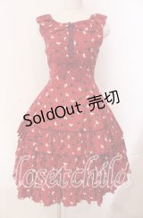 Beth / フリルカラーワンピース  アカ O-25-11-08-006-CL-OP-IG-OS