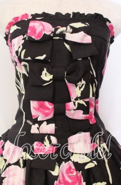 画像2: JESUS DIAMANTE / アントワーヌベアワンピ 38 ぼかし薔薇 クロ O-25-11-08-008-JE-OP-IG-OS