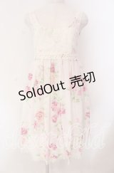 JESUS DIAMANTE / 新ドールワンピース 40 ぼかし薔薇 ピンク O-25-11-08-009-JE-OP-IG-OS