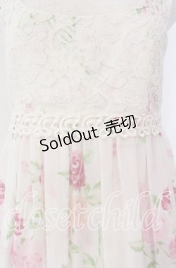 画像2: JESUS DIAMANTE / 新ドールワンピース 40 ぼかし薔薇 ピンク O-25-11-08-009-JE-OP-IG-OS