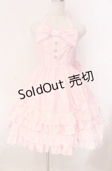 Angelic Pretty / キラキラローズジャンパースカート  ピンク O-25-11-08-010-AP-OP-IG-OS