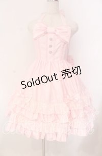 Angelic Pretty / キラキラローズジャンパースカート  ピンク O-25-11-08-010-AP-OP-IG-OS