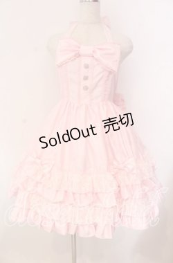 画像1: Angelic Pretty / キラキラローズジャンパースカート  ピンク O-25-11-08-010-AP-OP-IG-OS