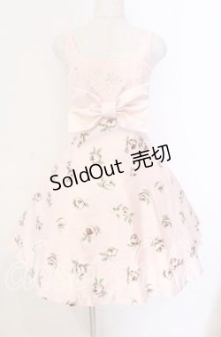 画像1: JESUS DIAMANTE / BIGリボンドールワンピース 38 バルドー薔薇 ピンク O-25-11-08-002-JE-OP-IG-OS