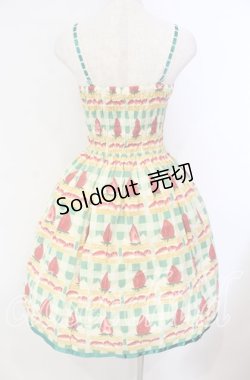 画像4: Emily Temple cute / ギンガムショートケーキノースリーブワンピース  グリーン O-25-11-08-015-ET-OP-IG-OS