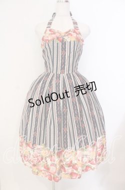 画像1: Innocent World / ストロベリージャムジャンパースカート M（108cm丈） ネイビー O-25-11-08-017-IW-OP-IG-OS