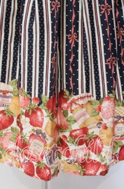 画像3: Innocent World / ストロベリージャムジャンパースカート M（108cm丈） ネイビー O-25-11-08-017-IW-OP-IG-OS