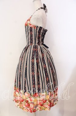 画像4: Innocent World / ストロベリージャムジャンパースカート M（108cm丈） ネイビー O-25-11-08-017-IW-OP-IG-OS