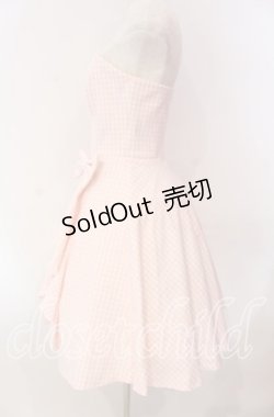 画像3: JESUS DIAMANTE / ギンガムダンスベアワンピース 38 ピンク O-25-11-08-020-JE-OP-IG-OS