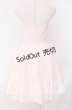 画像4: JESUS DIAMANTE / ギンガムダンスベアワンピース 38 ピンク O-25-11-08-020-JE-OP-IG-OS