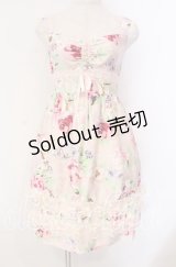 JESUS DIAMANTE / シシリアワンピース 38 トリアノン薔薇 ピンク O-25-11-08-022-JE-OP-IG-OS