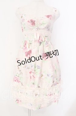 画像1: JESUS DIAMANTE / シシリアワンピース 38 トリアノン薔薇 ピンク O-25-11-08-022-JE-OP-IG-OS