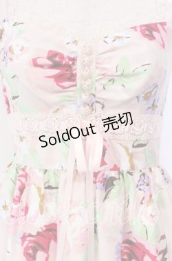 画像2: JESUS DIAMANTE / シシリアワンピース 38 トリアノン薔薇 ピンク O-25-11-08-022-JE-OP-IG-OS