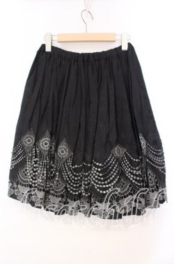 画像3: BPN / ラメレーススカート  ブラック O-25-11-10-035-GO-SK-IG-OS