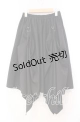 Deorart / アジャスター付き 変形ユニセックス スカート  ブラック O-25-11-10-036-PU-SK-IG-OS
