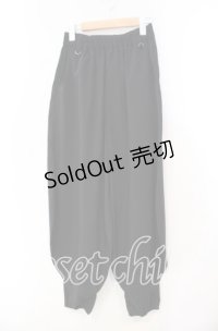 Deorart / バルーンシルエット・ランタンパンツ  ブラック O-25-11-10-037-PU-PA-IG-OS