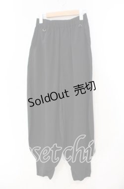 画像1: Deorart / バルーンシルエット・ランタンパンツ  ブラック O-25-11-10-037-PU-PA-IG-OS