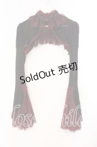 abilletage / Noirレースボレロ  ワイン×ブラック O-25-11-10-041-GO-TO-OW-OS