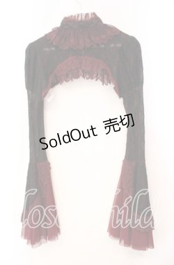 画像4: abilletage / Noirレースボレロ  ワイン×ブラック O-25-11-10-041-GO-TO-OW-OS