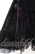 画像3: Ozz oneste / 椿刺繍涼風ケープ  ブラック O-25-11-10-045-OO-TO-IG-OS (3)
