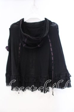 画像4: Ozz oneste / 椿刺繍涼風ケープ  ブラック O-25-11-10-045-OO-TO-IG-OS