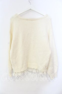 画像3: LIZ LISA / アンゴラ混パール配色ニット  アイボリー O-25-11-10-047-LO-TO-IG-OS