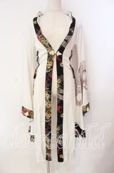 Qutie Frash / サイドレースアップ着物カーデ  ホワイト O-25-11-10-048-QU-TO-IG-OS