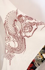 画像3: Qutie Frash / サイドレースアップ着物カーデ  ホワイト O-25-11-10-048-QU-TO-IG-OS (3)