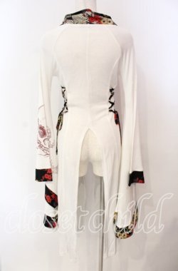 画像5: Qutie Frash / サイドレースアップ着物カーデ  ホワイト O-25-11-10-048-QU-TO-IG-OS