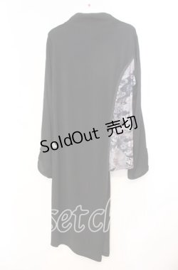 画像4: Qutie Frash / 和柄チャイナカットソー  ブラック O-25-11-10-051-QU-TO-IG-OS