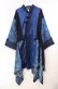 画像1: Qutie Frash / 着物チャイナチュニック  ブルー O-25-11-10-055-QU-TO-IG-OS (1)