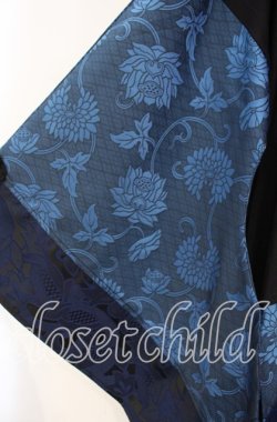 画像3: Qutie Frash / 着物チャイナチュニック  ブルー O-25-11-10-055-QU-TO-IG-OS