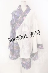 Qutie Frash / 肩あきカーディガン  パープル O-25-11-10-058-QU-JA-IG-OS